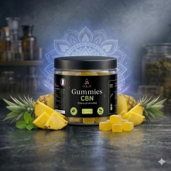 Gummies CBD + CBN OKO | 5mg CBD + 5mg CBN | Saveur Ananas