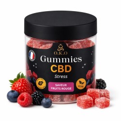 Gummies CBD OKO® | 30 Gommes | 10mg CBD | Fruits Rouges