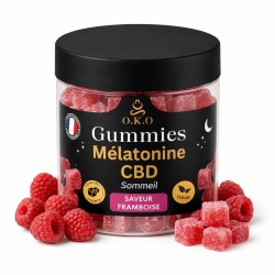 Gummies CBD + Mélatonine OKO | Saveur Framboise
