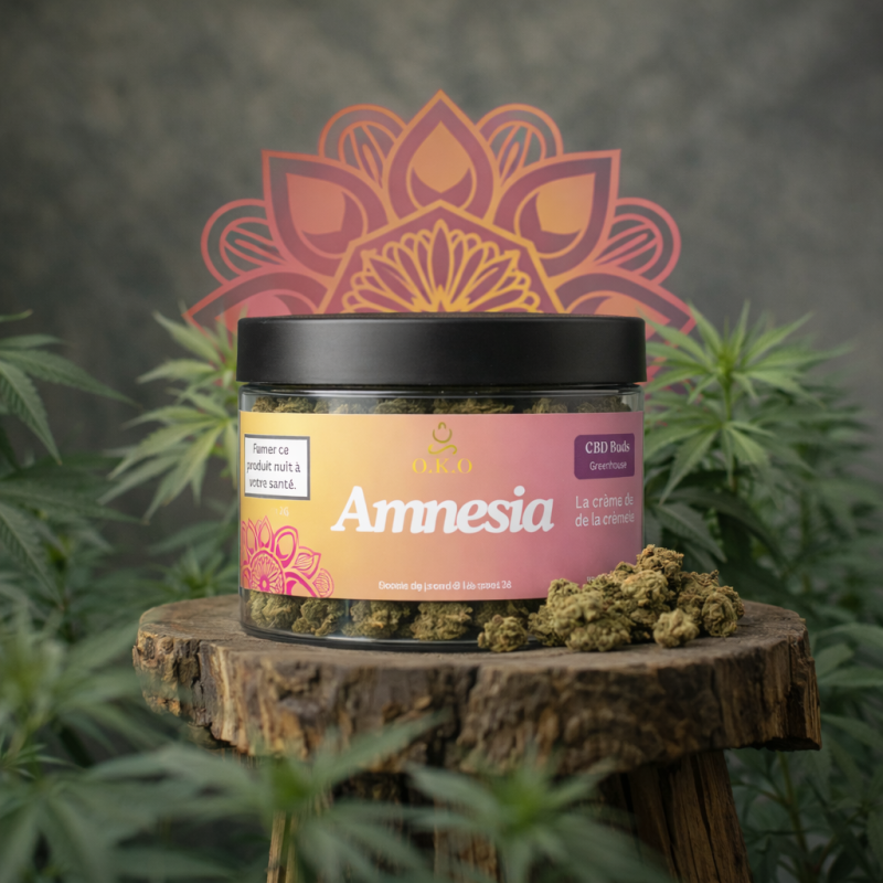 Fleurs CBD Amnesia OKO | Greenhouse Dordogne | 2G 5G 10G